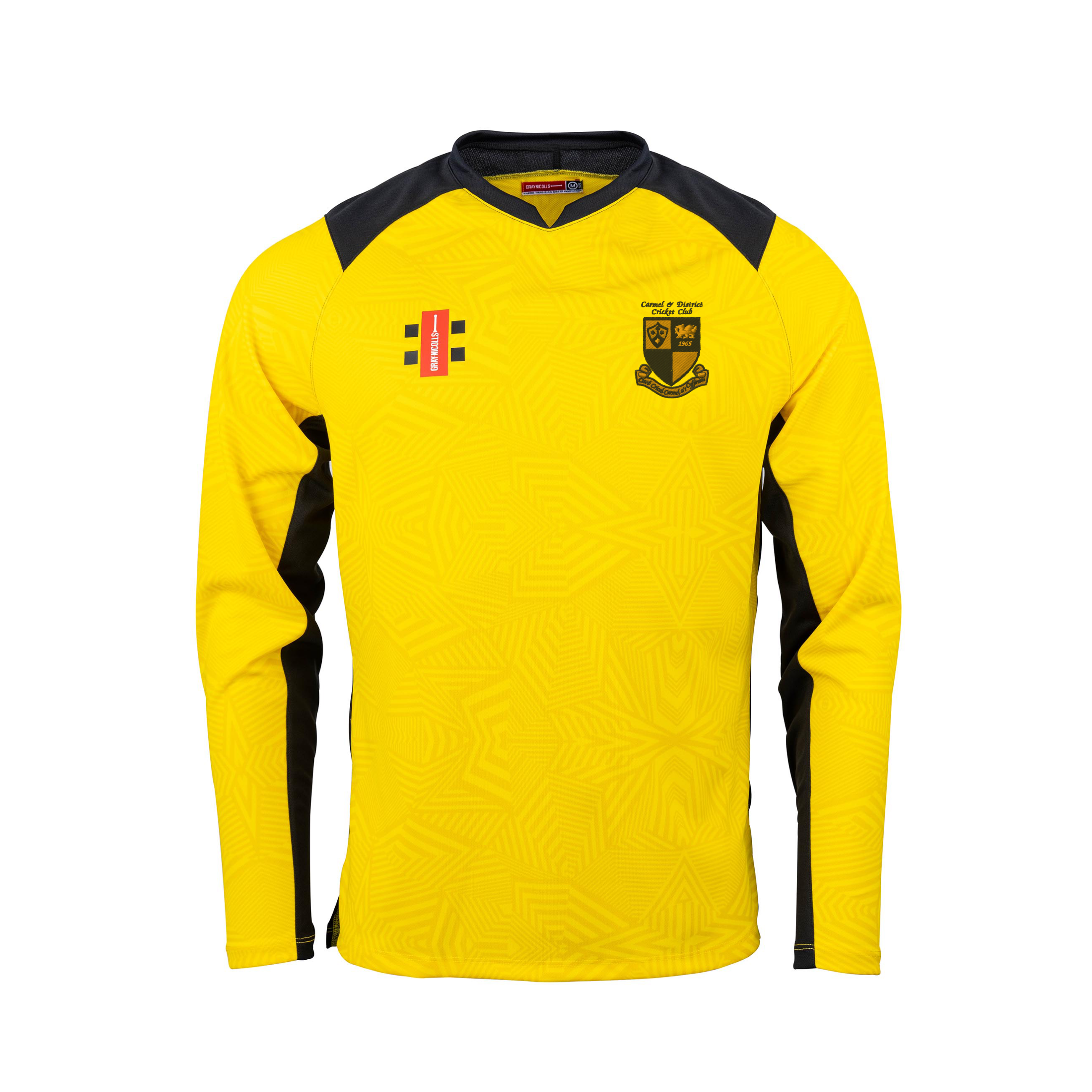 gray-nicolls-carmel-and-district-cc-pro-t20-maglia-manica-lunga-junior-giallo-ne image 1