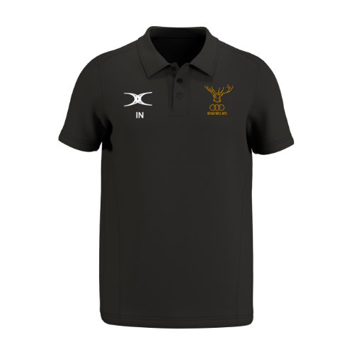 gilbert-rugby-atom-polo-uomo-bracknell-rfc-manica-corta-nero image 1