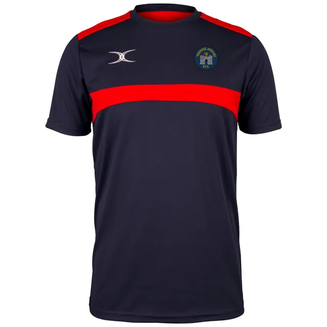 gilbert-rugby-photon-t-shirt-junior-tonbridge-juddians-rfc-blu-navy-rosso image 1