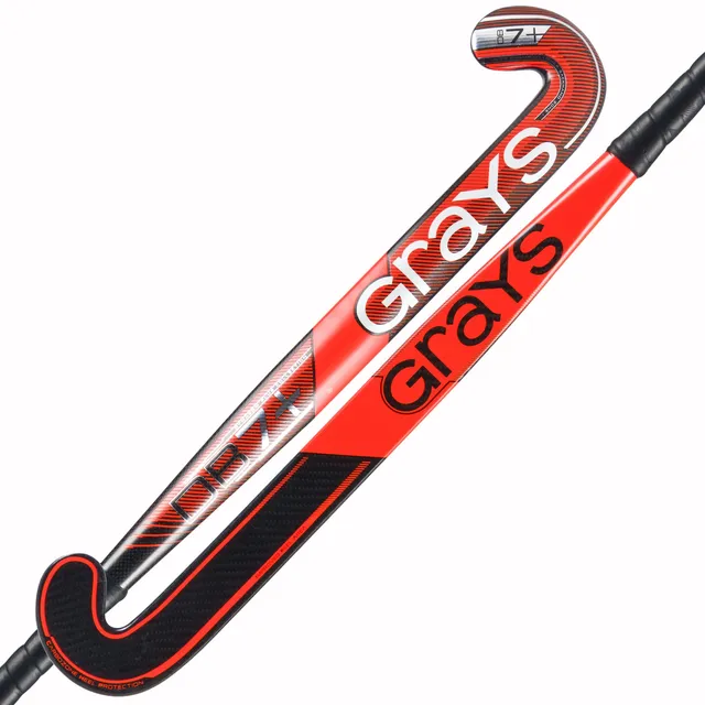 grays-db-7-dynabow-plus-mazza-hockey-composita-junior-nero-arancione image 1