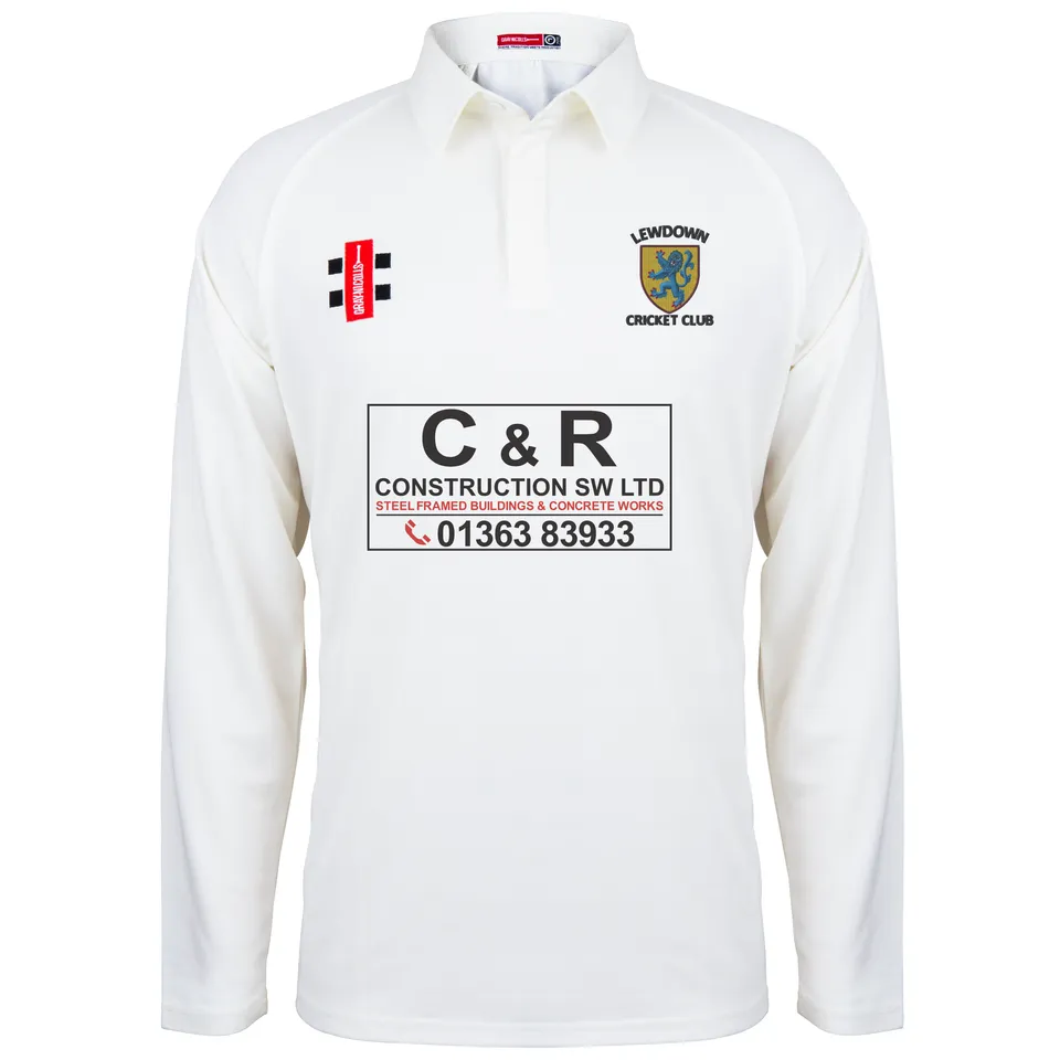 gray-nicolls-matrix-v2-maglia-cricket-manica-lunga-senior-lewdown-cc-avorio image 1