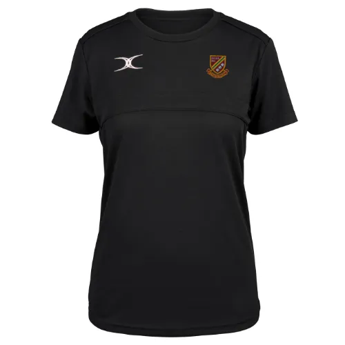 gilbert-rugby-photon-ii-t-shirt-manica-corta-donna-heath-rufc-nero image 1
