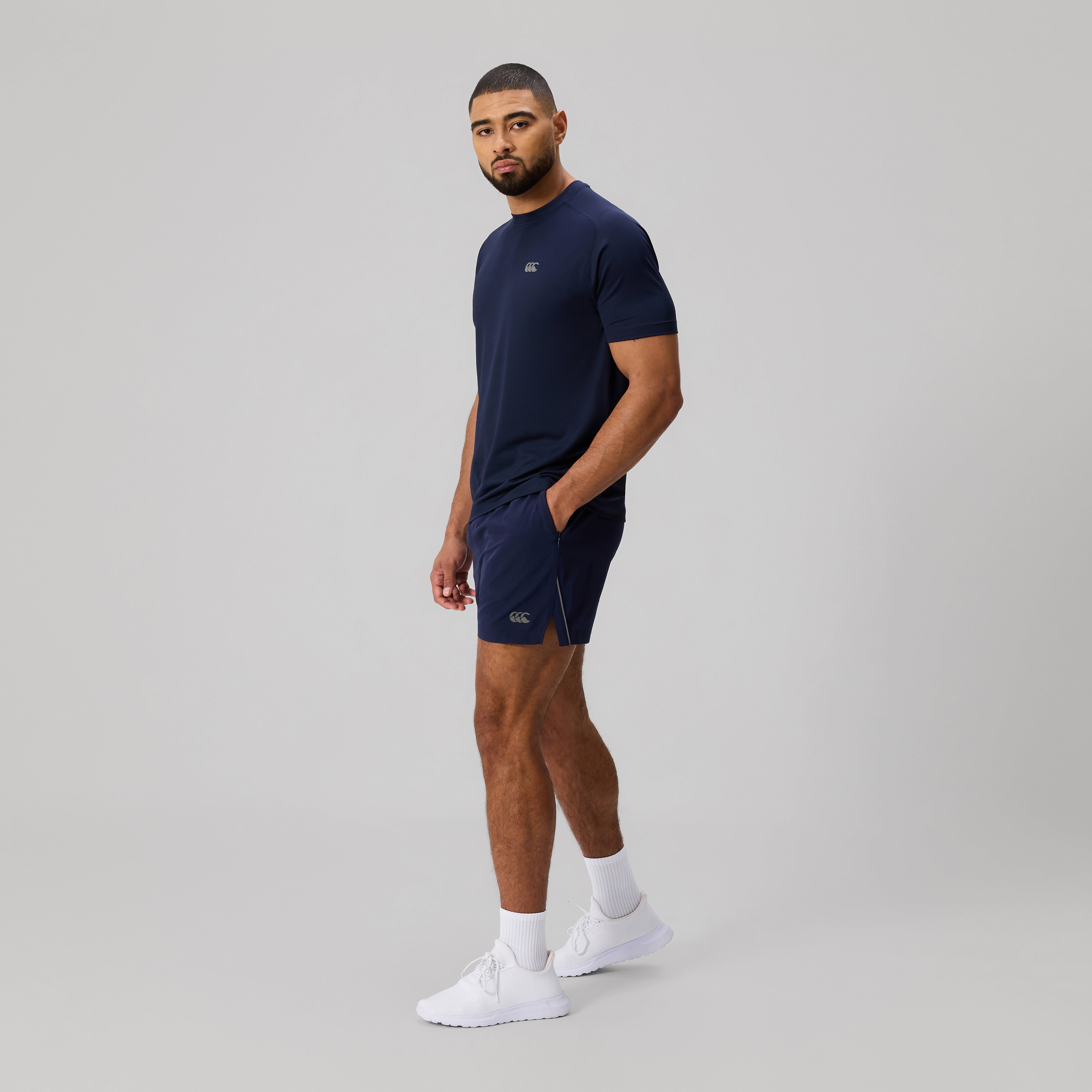 canterbury-tempo-pantaloncini-training-uomo-blu image 2