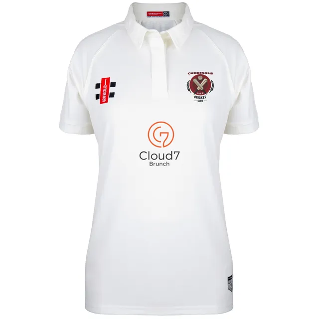 gray-nicolls-crs-cardinals-cc-donna-matrix-v2-maglia-s-s-avorio image 1