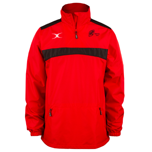 gilbert-rugby-photon-giacca-1-4-zip-junior-ayrshire-clan-rfc-rosso-nero image 1