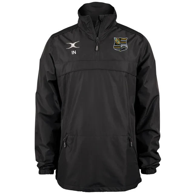 gilbert-rugby-photon-giacca-training-junior-oadby-wyggestonians-1-4-zip-nera image 1