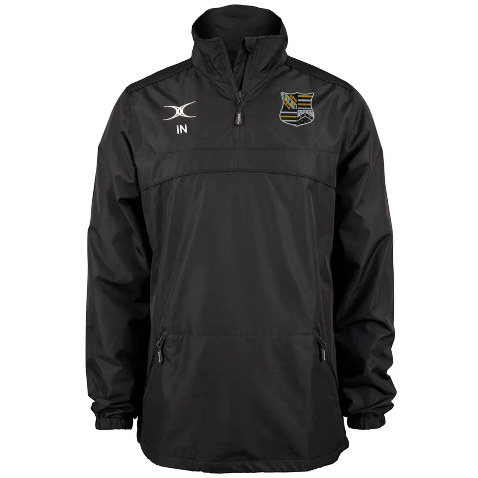 gilbert-rugby-photon-giacca-training-junior-oadby-wyggestonians-1-4-zip-nera image 1