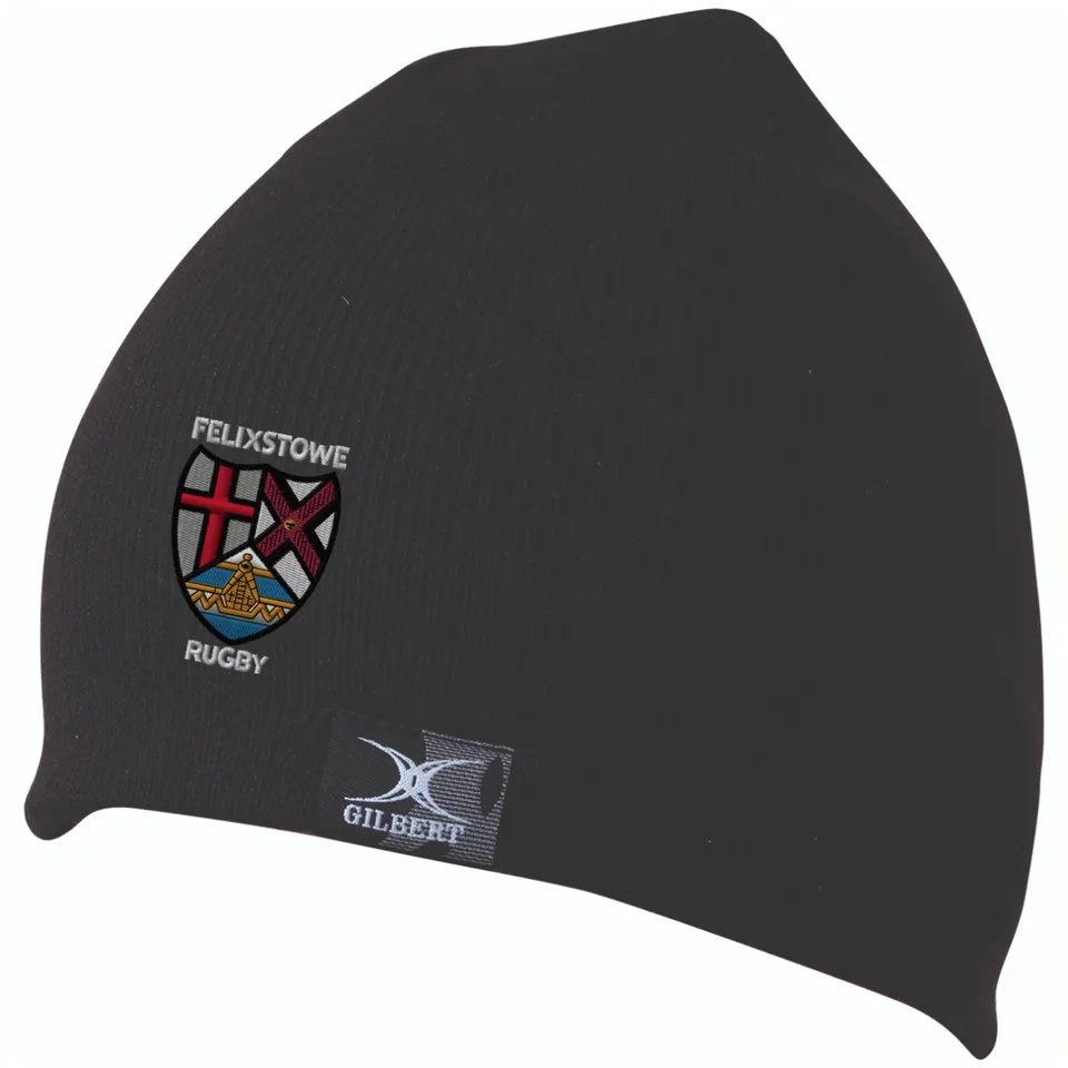 gilbert-rugby-felixstowe-rfc-berretto-beanie-nero-adulto image 1