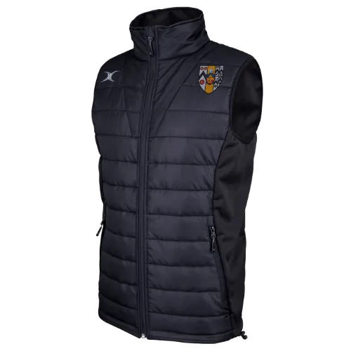 gilbert-rugby-brasenose-college-gilet-smancato-pro-uomo-nero image 1