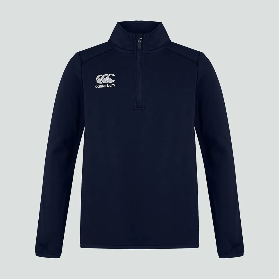 canterbury-club-1-4-zip-midlayer-junior-felpa-allenamento-rugby-navy image 1