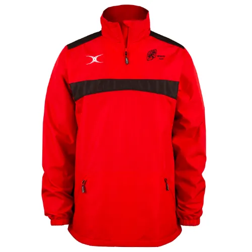 gilbert-rugby-ayrshire-clan-rfc-photon-giacca-uomo-1-4-zip-rosso-nero image 1