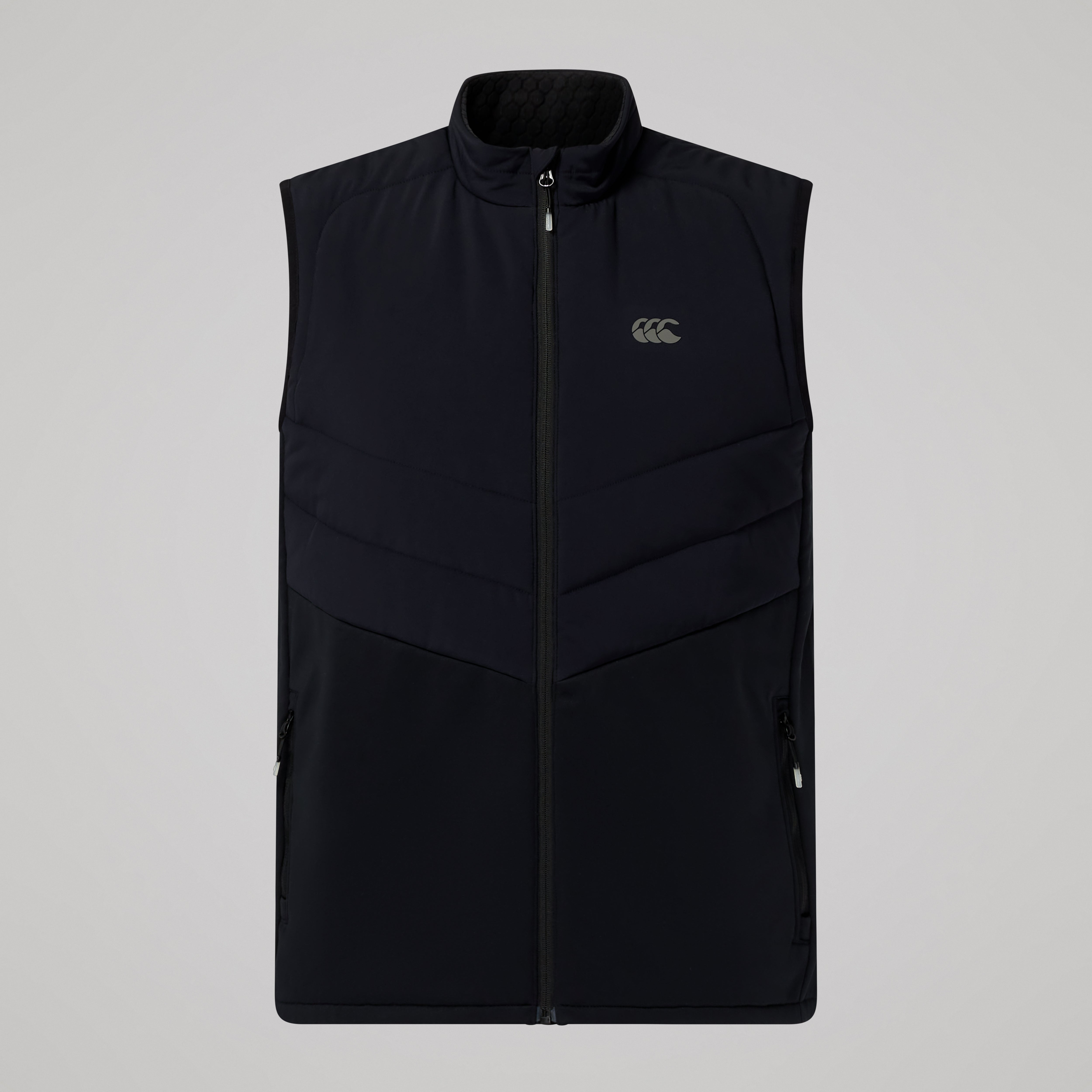 canterbury-tempo-gilet-smanicato-uomo-nero image 1