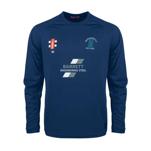 gray-nicolls-matrix-v2-maglia-manica-lunga-junior-wedgwood-c-c-navy image 1