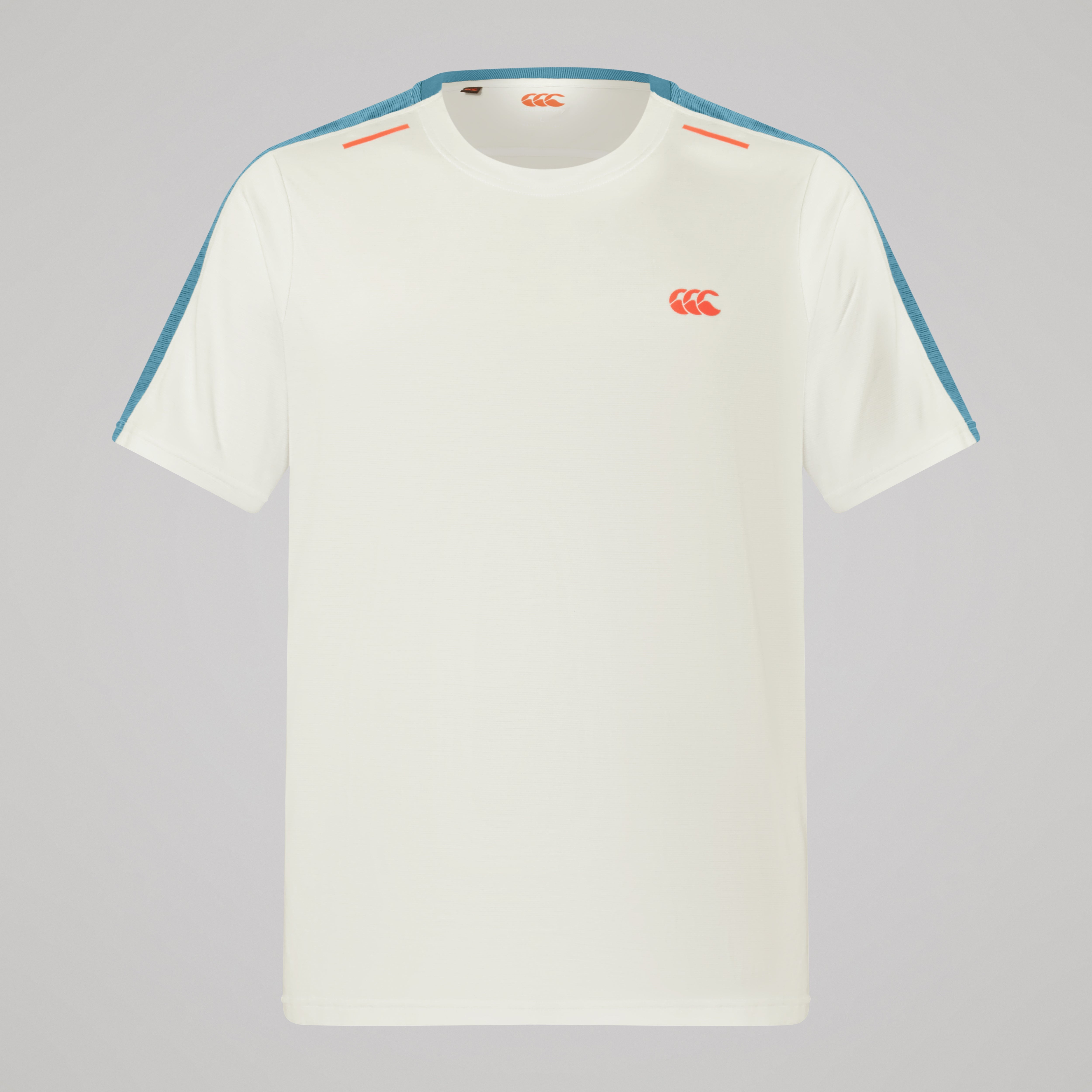 canterbury-tempo-t-shirt-allenamento-uomo-bianco-blu image 1