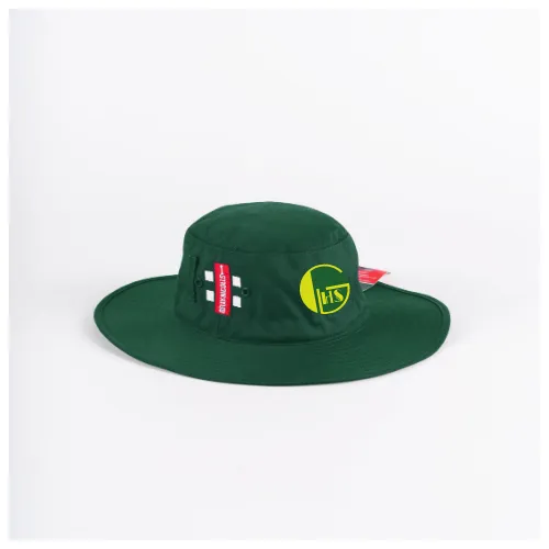 gray-nicolls-golden-hill-cc-senior-cappello-da-sole-cricket-verde image 1