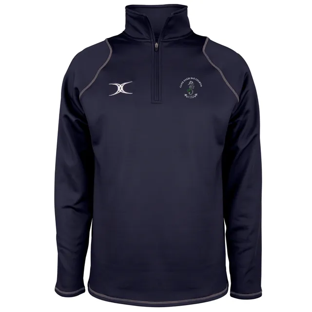 gilbert-rugby-colwyn-bay-rfc-senior-quest-pile-1-4-zip-uomo-blu-navy-scuro image 1