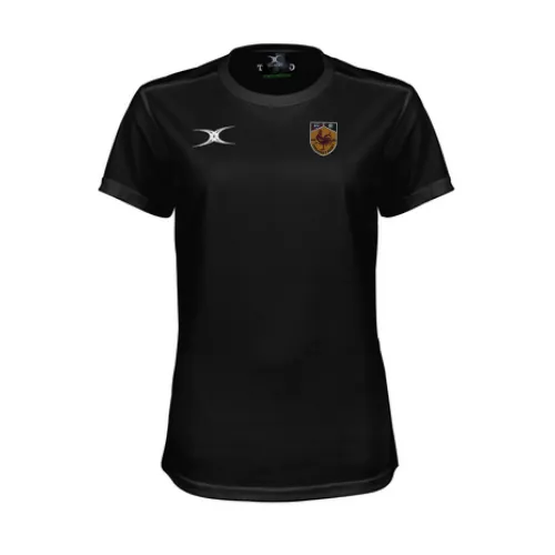 gilbert-rugby-harrogate-rufc-ladies-photon-ii-t-shirt-manica-corta-nero image 1