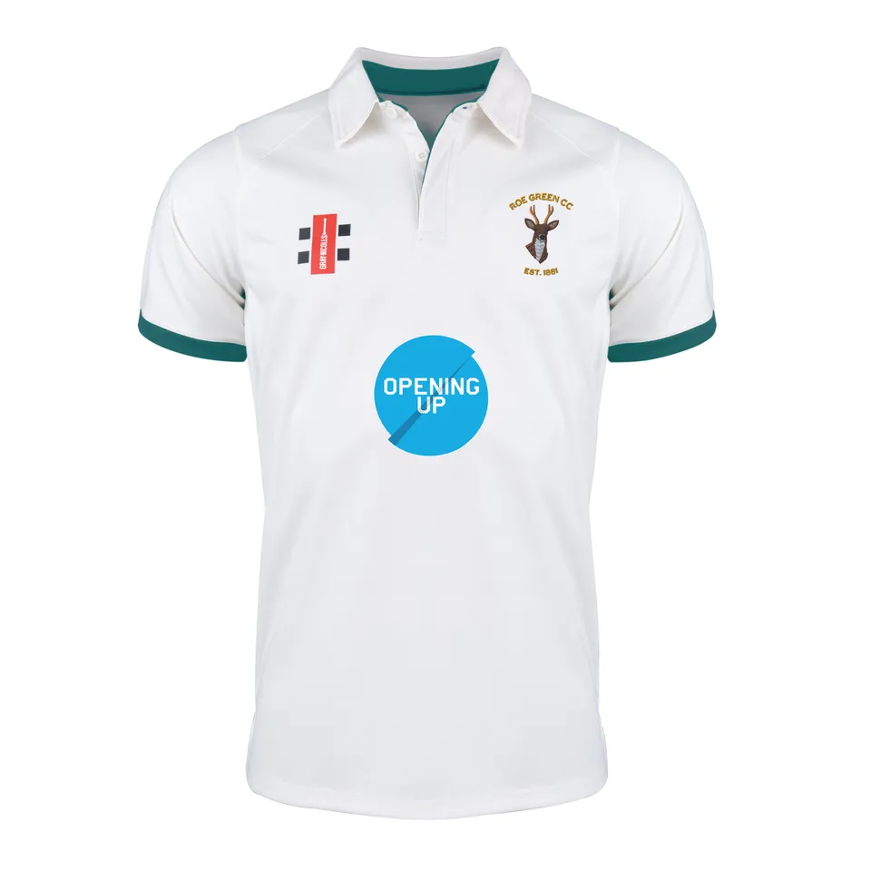 gray-nicolls-roe-green-cc-senior-maglia-match-pro-performance-v2-manica-corta-av image 1