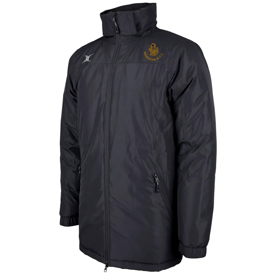 gilbert-rugby-shoreham-rfc-senior-giacca-pro-all-weather-nera image 1
