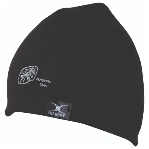 gilbert-rugby-ayrshire-clan-rfc-berretto-beanie-nero-adulto image 1