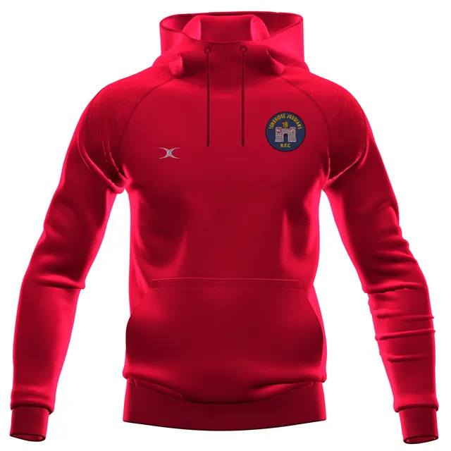gilbert-rugby-tonbridge-juddians-rfc-gts-felpa-hoodie-senior-rossa image 1