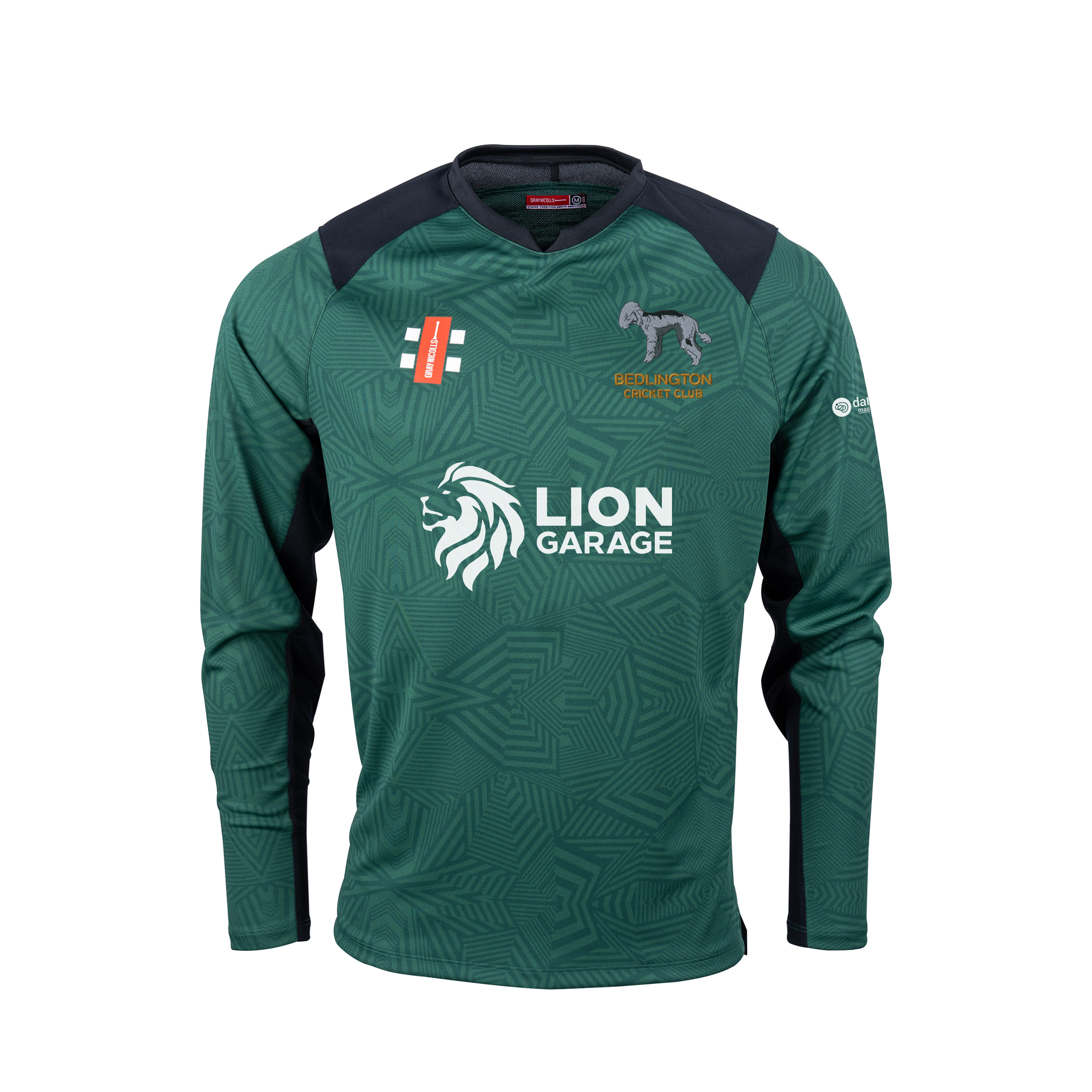 gray-nicolls-bedlington-maglia-pro-t20-manica-lunga-senior-verde-nero image 1