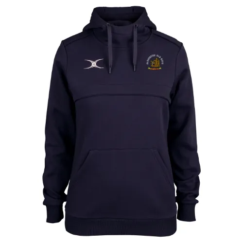 gilbert-rugby-gloucester-old-boys-rfc-photon-felpa-con-cappuccio-donna-blu-navy image 1