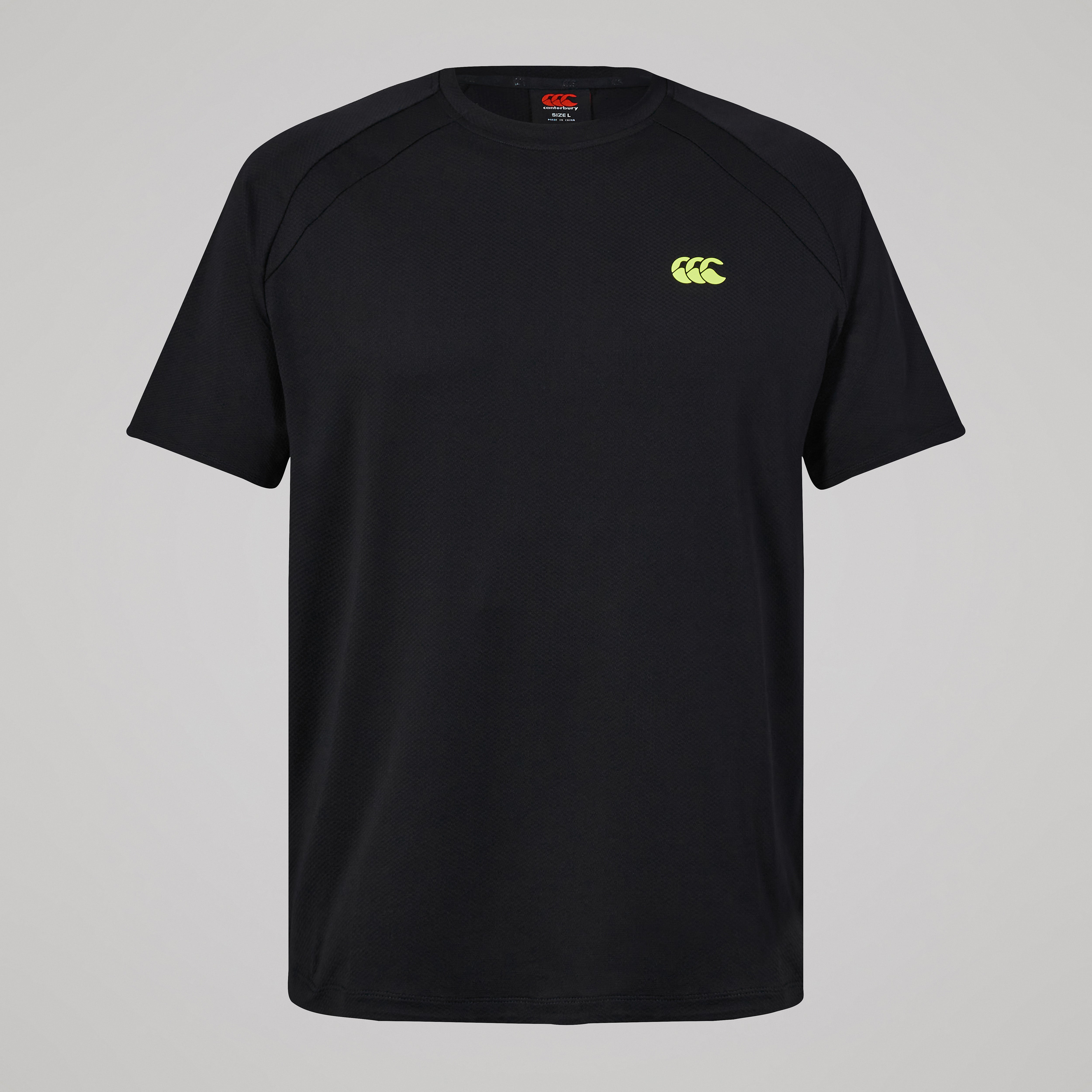 canterbury-club-everest-tee-t-shirt-rugby-training-uomo-nera image 3