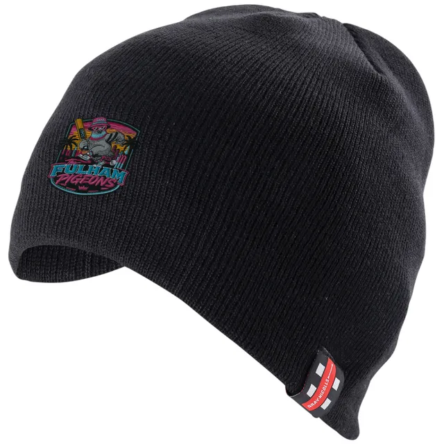 gray-nicolls-fulham-pigeons-cc-berretto-beanie-nero-adulto image 1