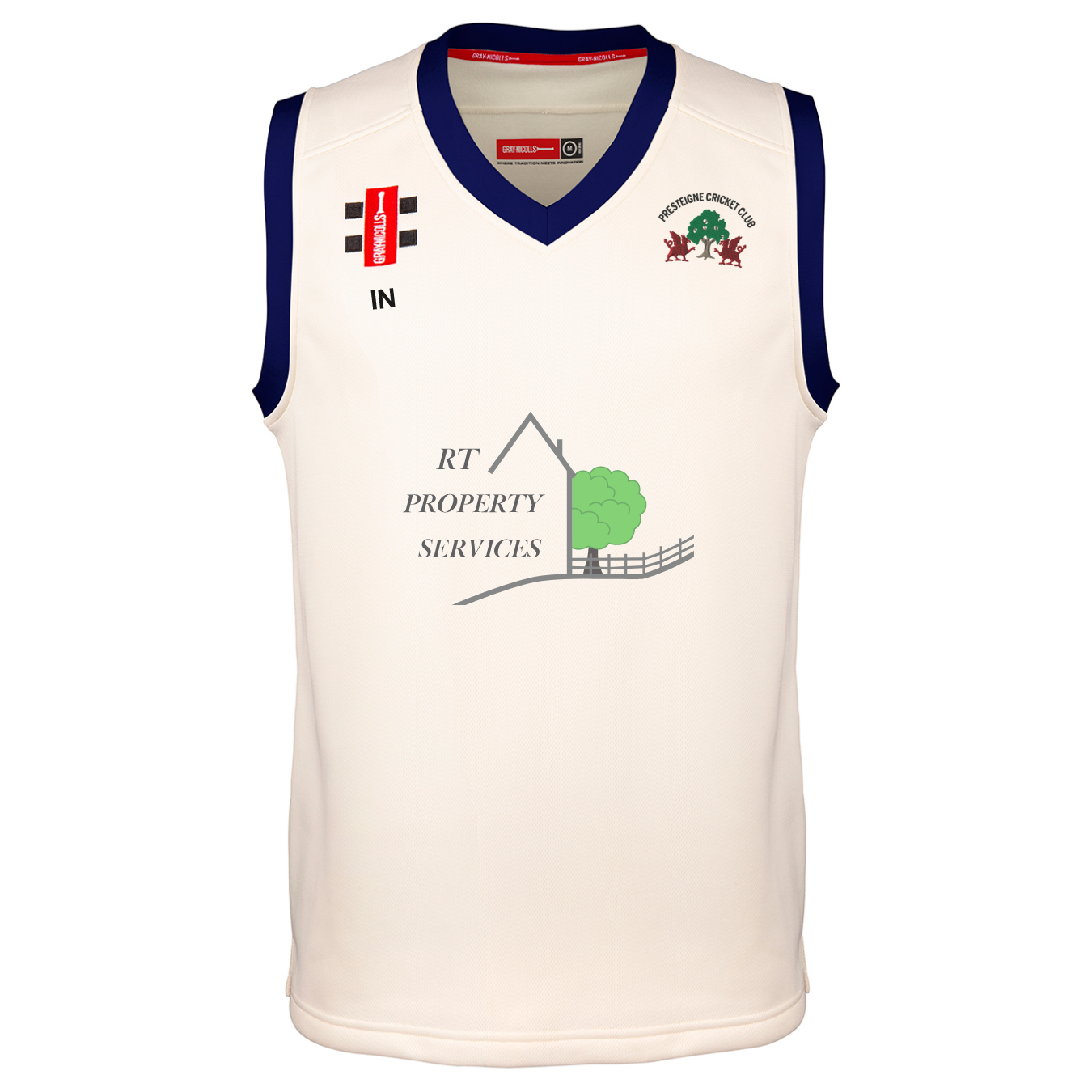 gray-nicolls-pro-performance-slipover-match-junior-presteigne-cc-avorio-navy image 1