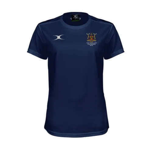 gilbert-rugby-nottingham-corsairs-rfc-photon-ii-t-shirt-donna-manica-corta-blu-n image 1