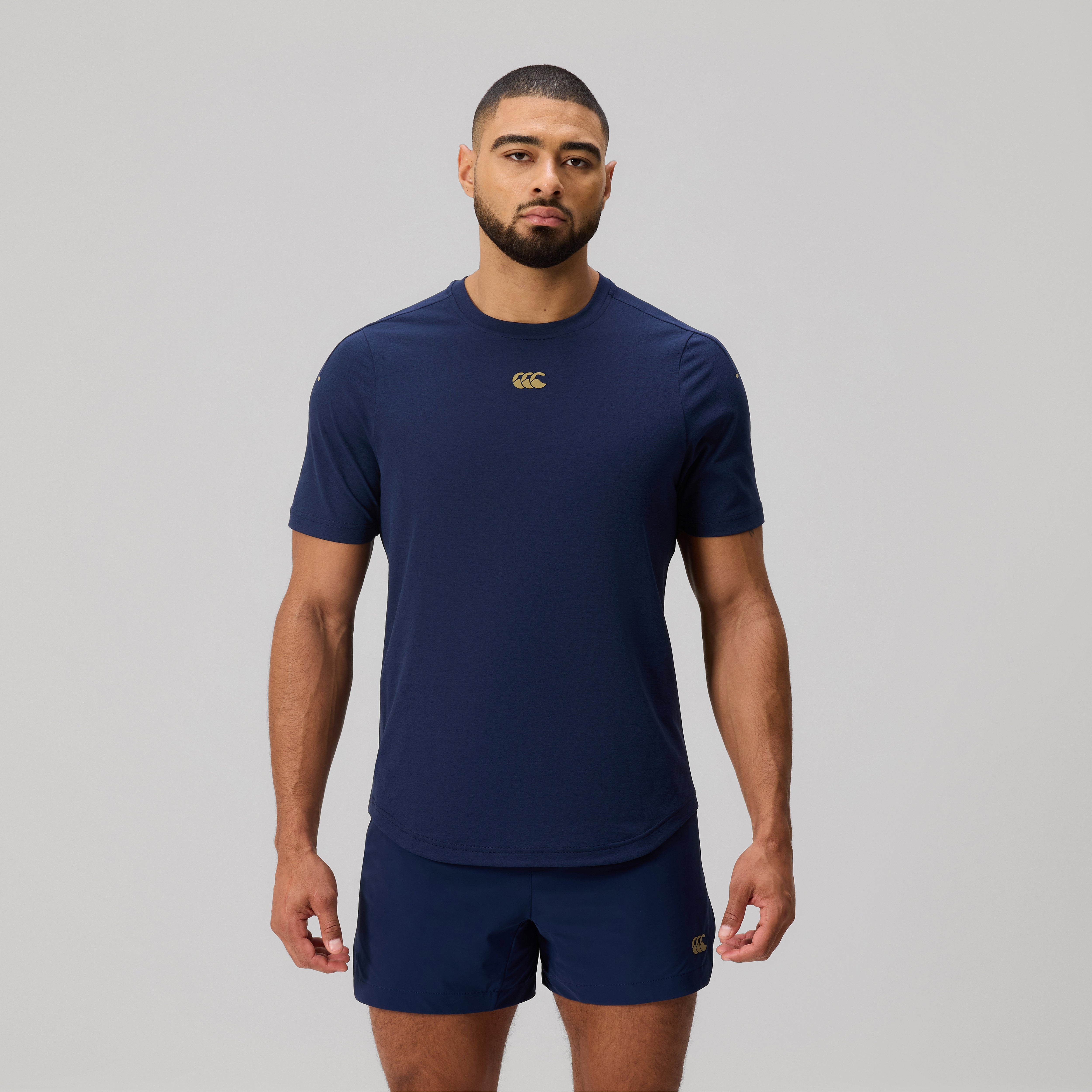 canterbury-everest-dart-tech-t-shirt-uomo-blu-maglia-training image 3