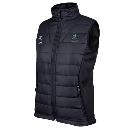 gilbert-rugby-wharfedale-rufc-pro-body-warmer-donna-adulto-nero image 1