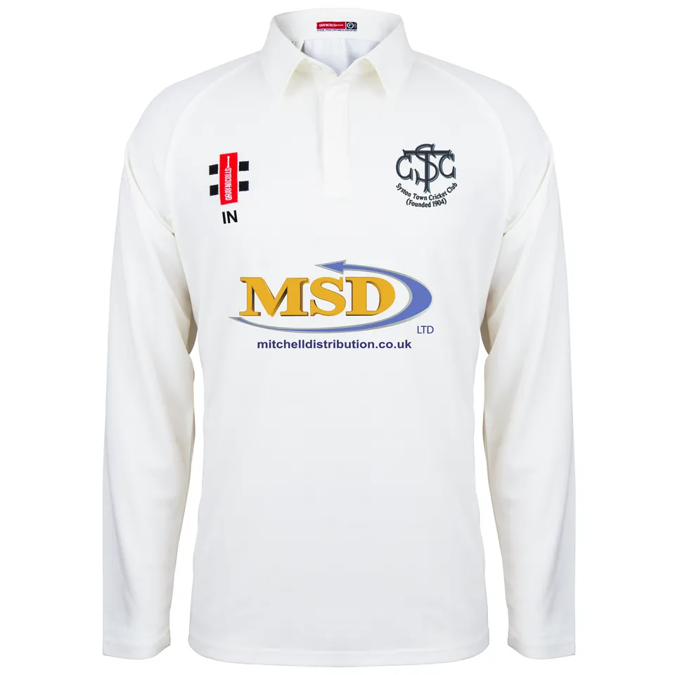 gray-nicolls-matrix-v2-maglia-cricket-manica-lunga-senior-syston-town-cc-avorio image 1