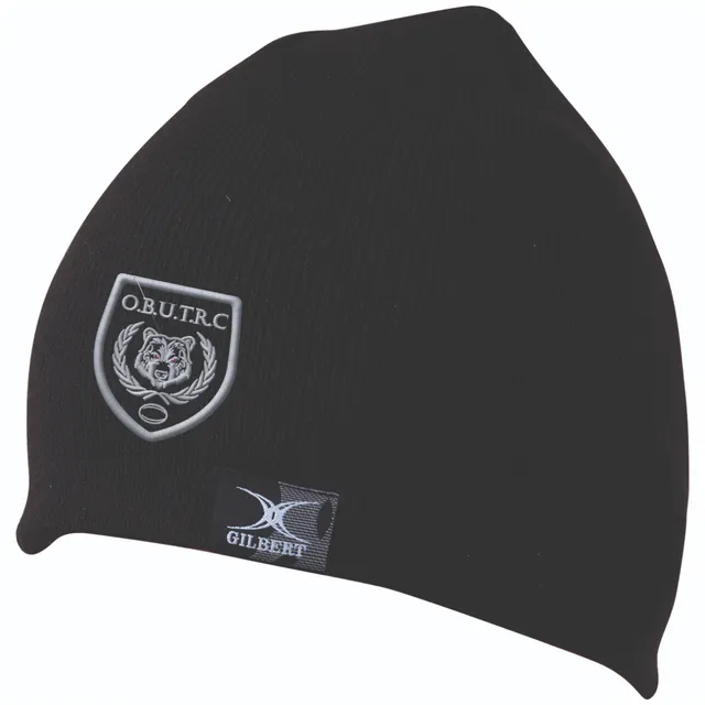 gilbert-rugby-beanie-hat-cappello-oxford-brooks-university-trc-adulto-nero image 1