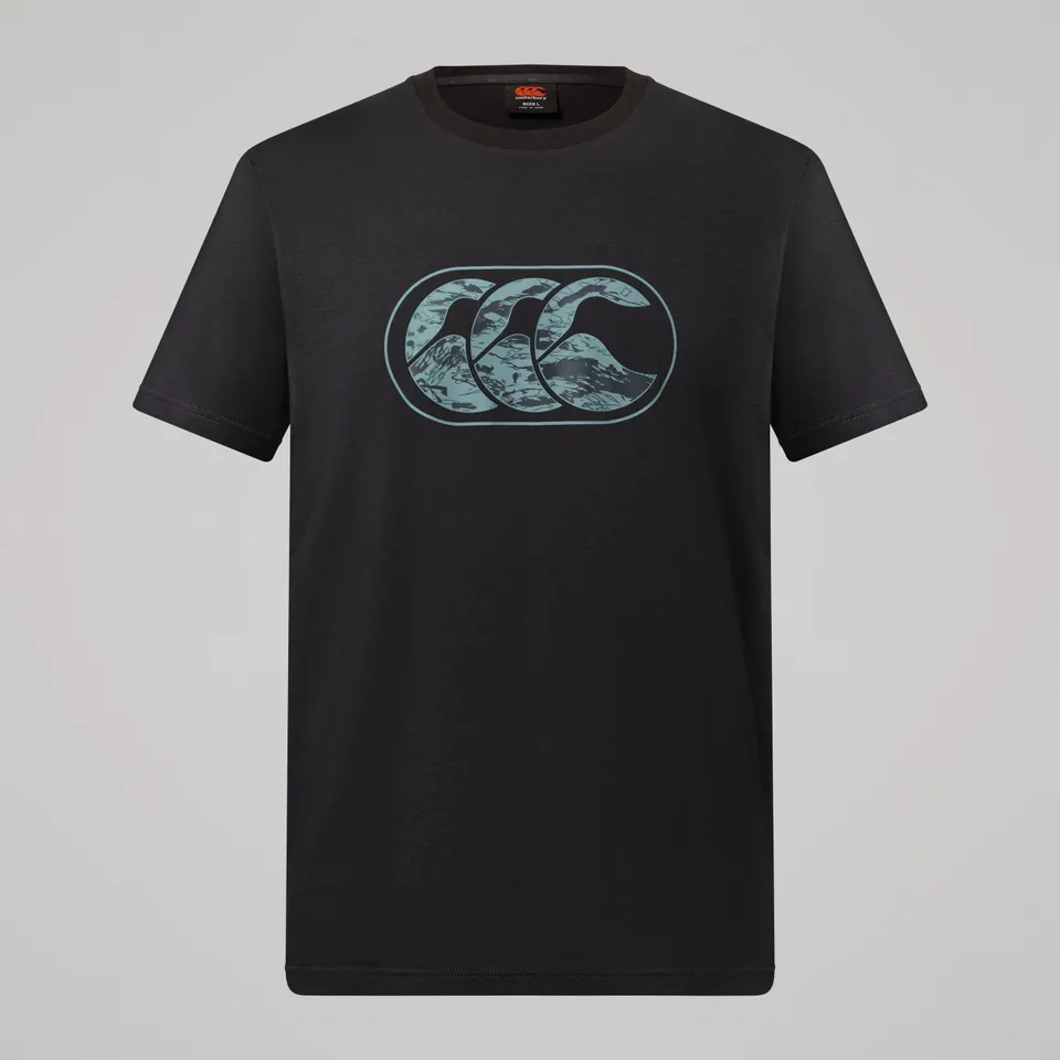 canterbury-force-tee-t-shirt-uomo-nera-relaxed-fit image 1
