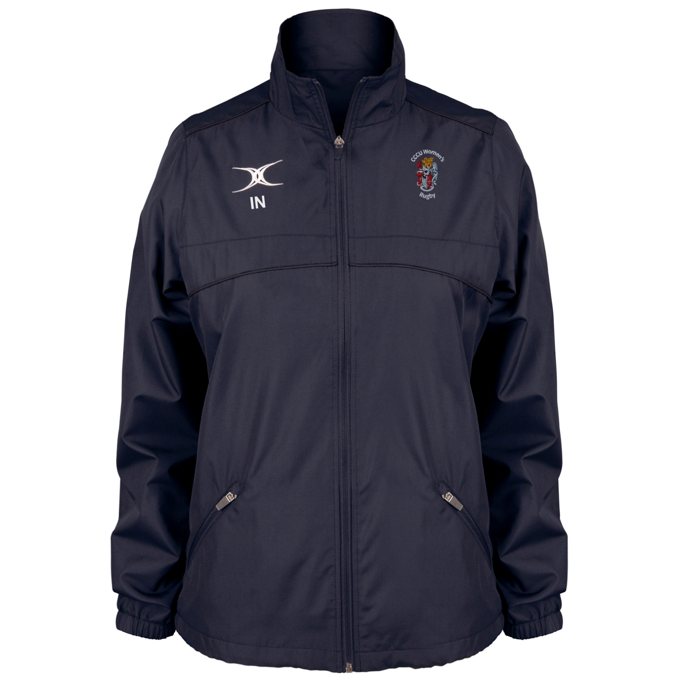 gilbert-rugby-photon-giacca-full-zip-donna-dark-navy-cccu-rugby image 1