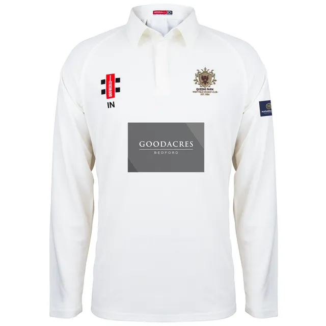 gray-nicolls-queens-park-westfield-matrix-v2-maglia-cricket-manica-lunga-junior- image 1
