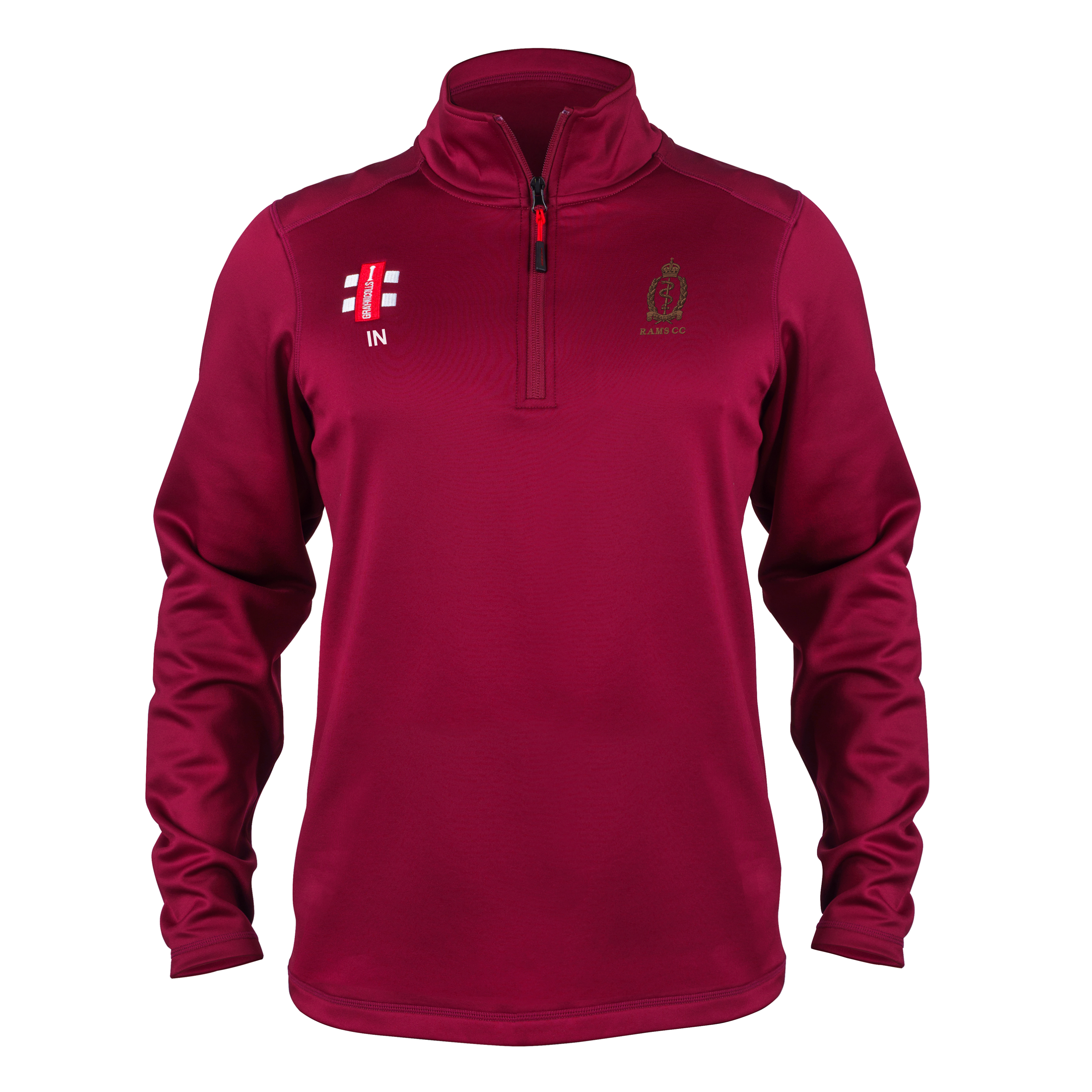 gray-nicolls-royal-army-medical-services-storm-pile-termico-senior-bordeaux image 1