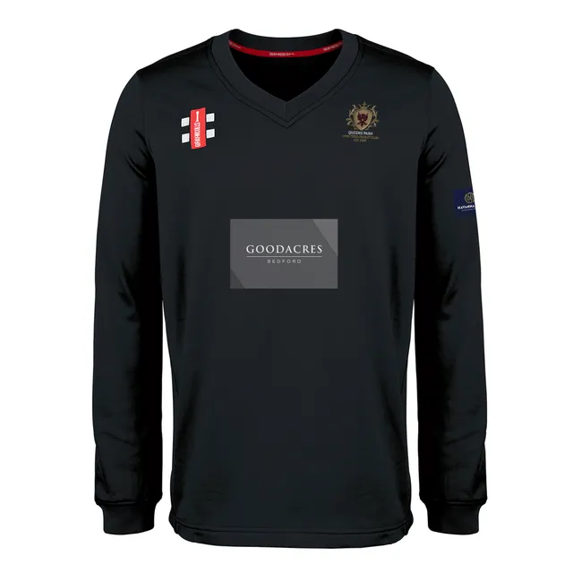 gray-nicolls-queens-park-westfield-child-pro-performance-match-sweater-nero image 1