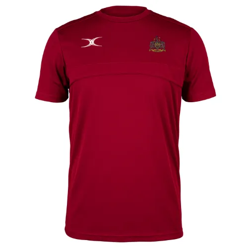 gilbert-rugby-newcastle-staffs-rufc-photon-t-shirt-uomo-adulto-bordeaux image 1
