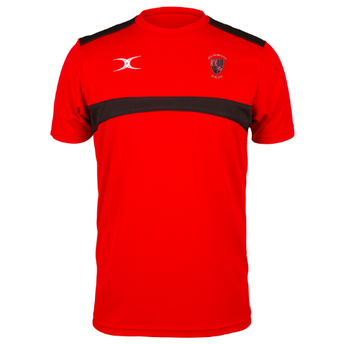 gilbert-rugby-old-brodleians-rufc-photon-t-shirt-uomo-rosso-nero image 1