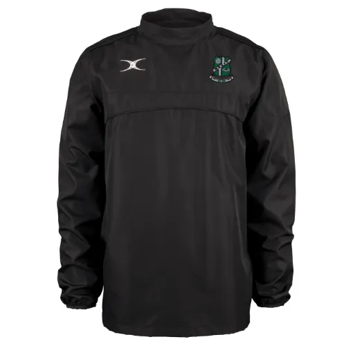gilbert-rugby-photon-giacca-warm-up-adulto-wharfedale-rufc-nero image 1