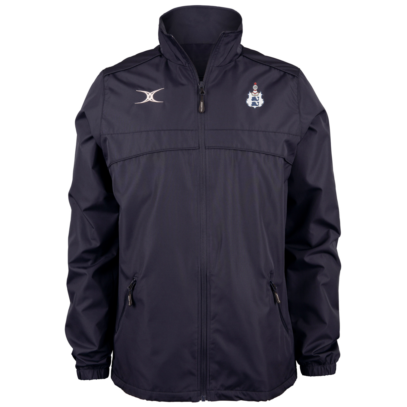 gilbert-rugby-brighton-rfc-senior-photon-giacca-full-zip-blu-navy-scuro image 1