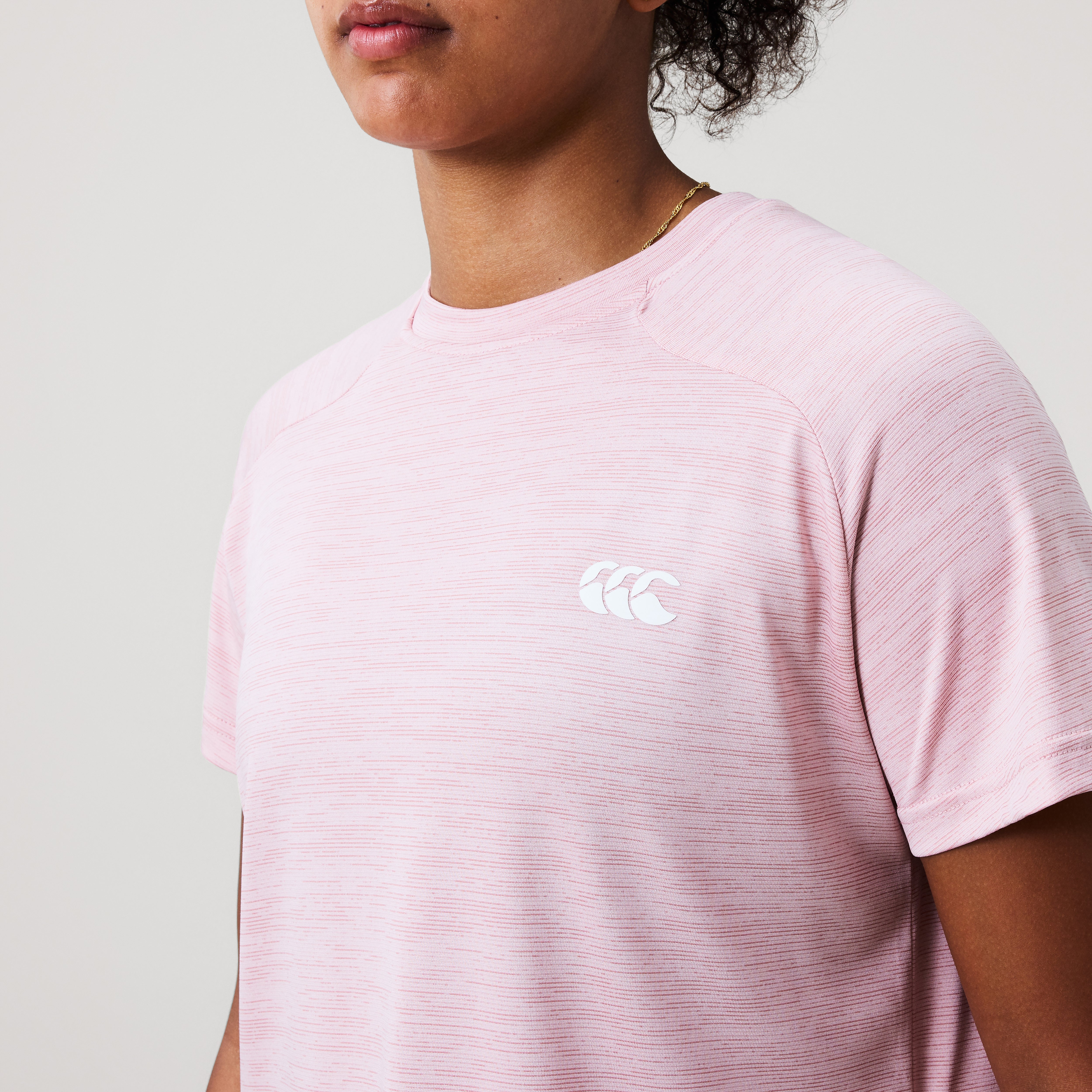 canterbury-tempo-tee-donna-rosa-t-shirt-cropped-training image 7