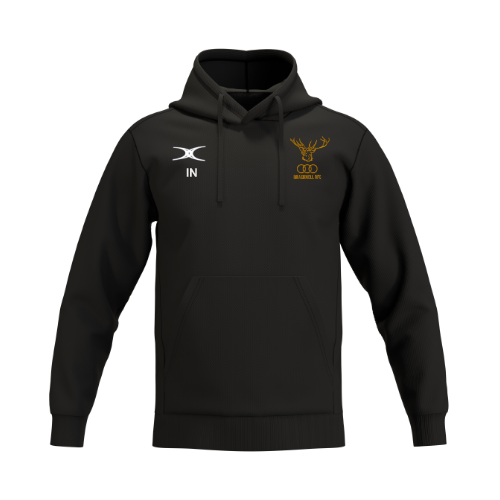 gilbert-rugby-bracknell-rfc-senior-atom-felpa-con-cappuccio-nera image 1
