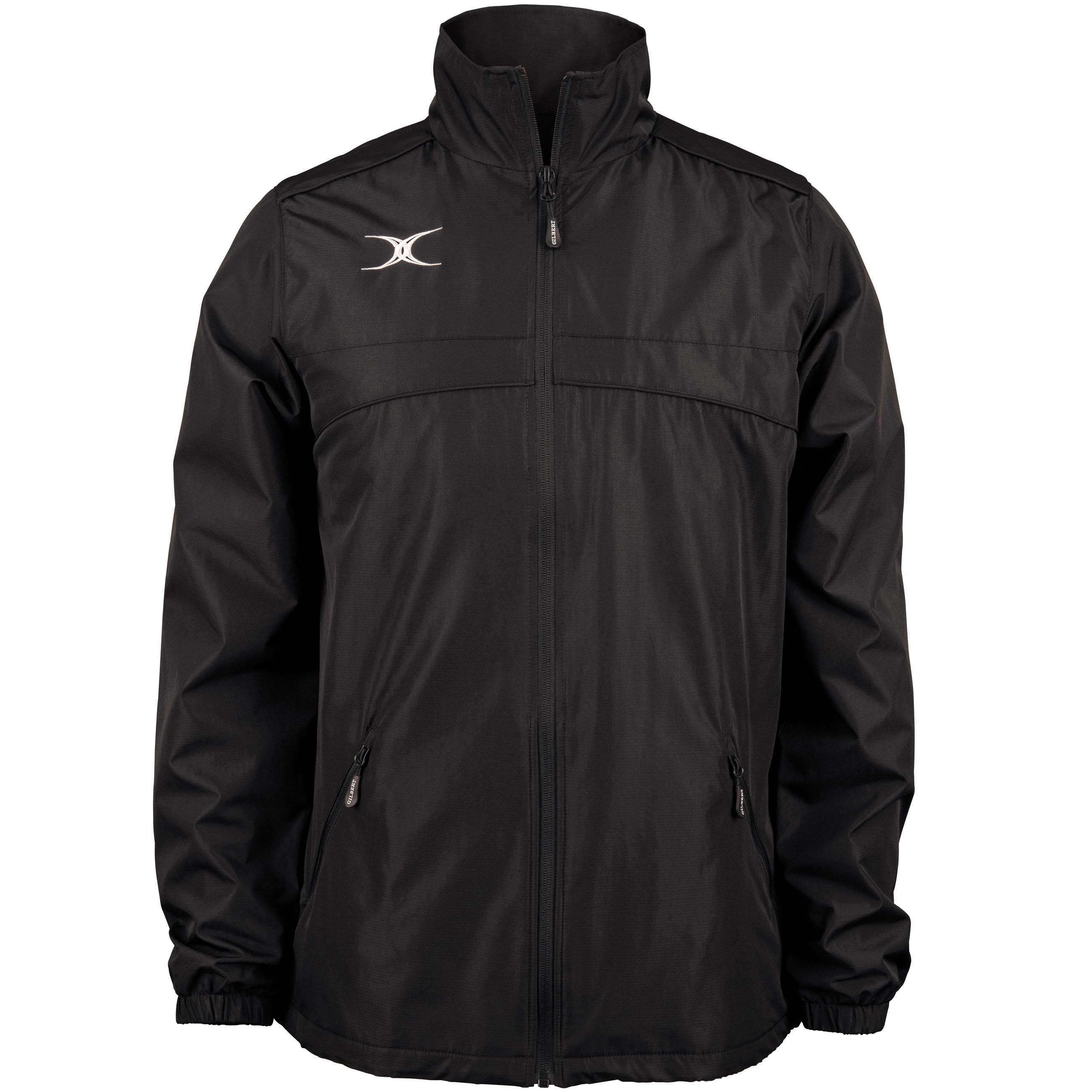 gilbert-rugby-photon-full-zip-jacket-uomo-giacca-nero-blu-navy image 1
