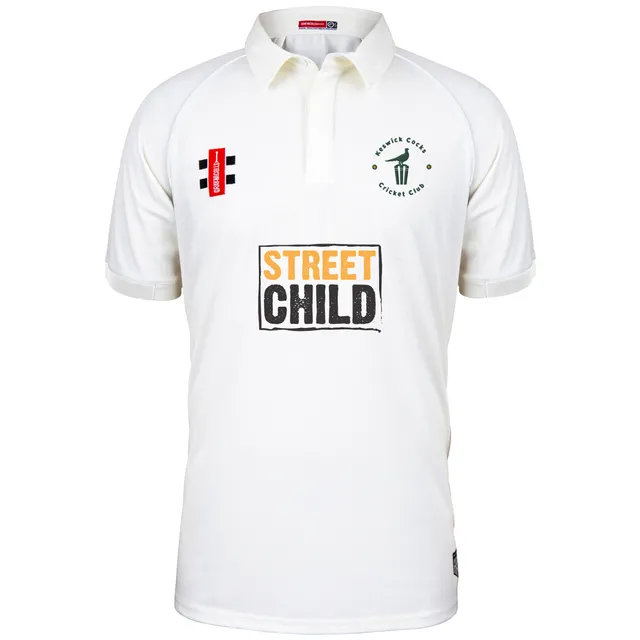 gray-nicolls-matrix-v2-maglia-cricket-manica-corta-keswick-cocks-junior-avorio image 1