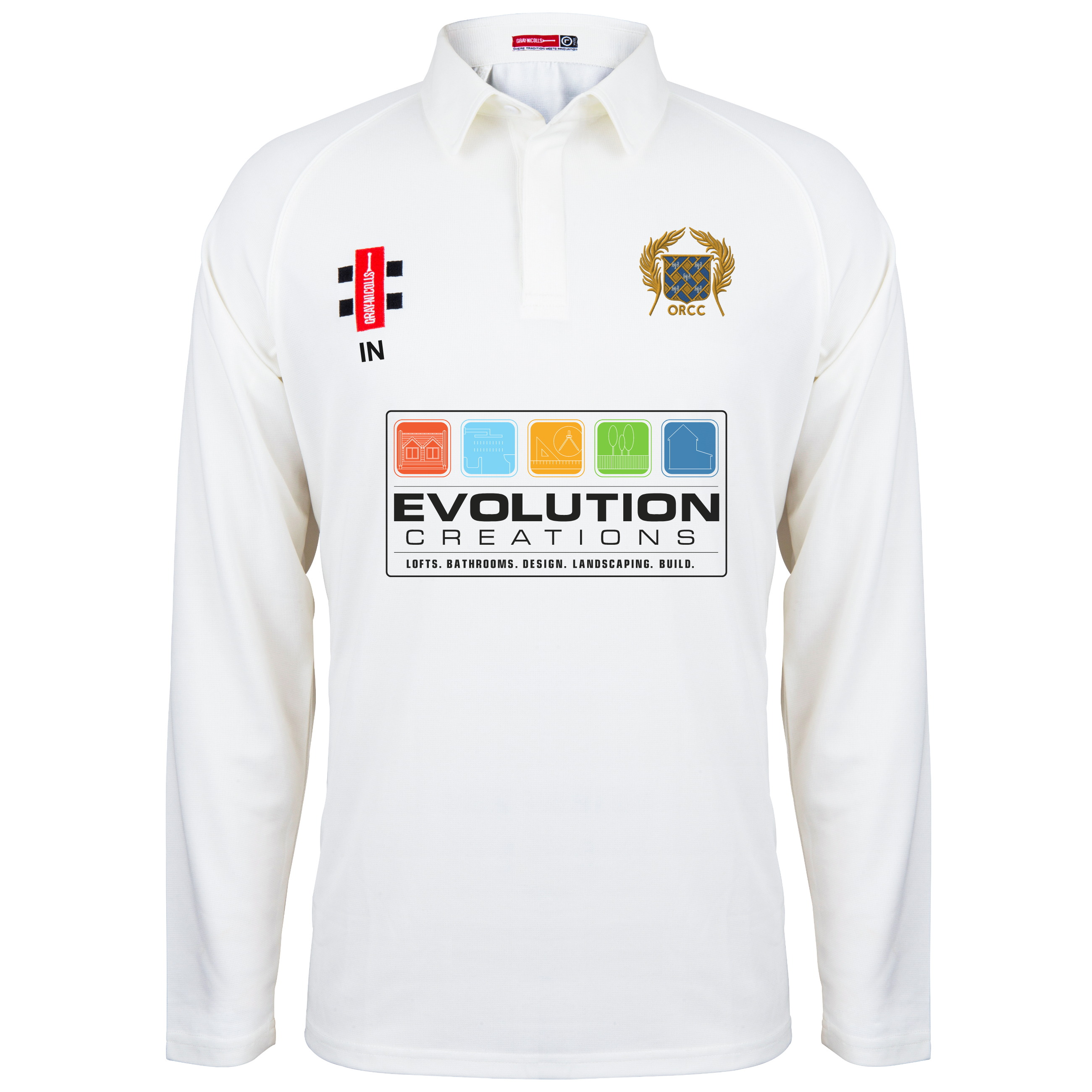 gray-nicolls-old-rutlishians-cc-matrix-v2-maglia-manica-lunga-junior-avorio image 1