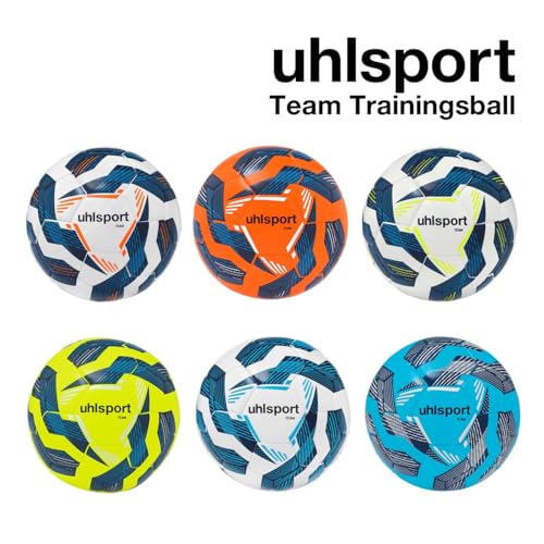 uhlsport-team-pallone-calcio-allenamento-arancione-fluo-blu image 7